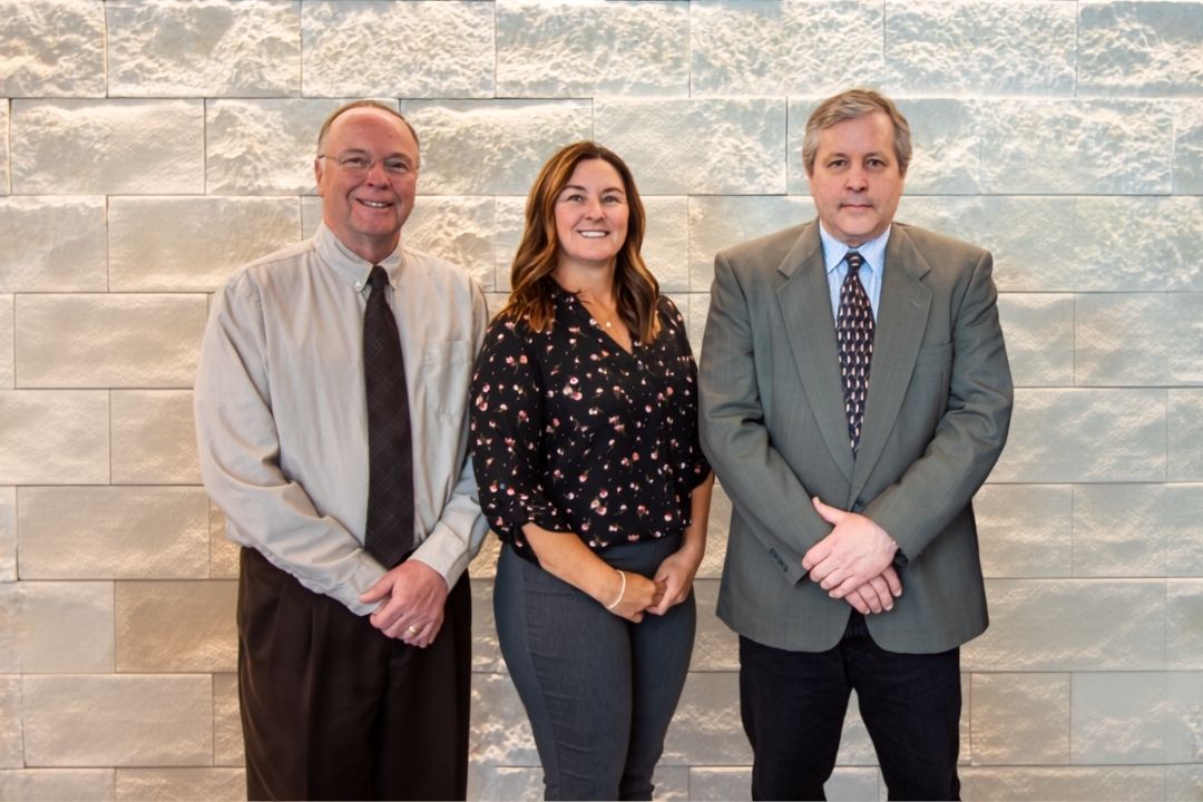 Real Estate Team - June 2026 (Left to Right) Ron Jeffs, Susan Mooney, Lee Fairbourn